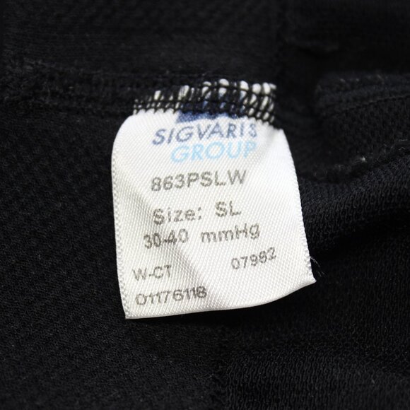 Sigvaris Women Black Medical Compression Tights, Size Small Long, 30-40 mmHg - Picture 7 of 7